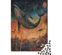 Puzzle del Dio Cervo per adulti e bambini. Gioco di sfida impossibile da 1000 pezzi, educativo, decorativo per la casa, per adulti e bambini dai 14 anni in su. Dimensioni: 75x50 cm.