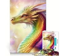 Puzzle del Drago Aedria per adolescenti, 1000 pezzi per allenare la mente, semplice e divertente da assemblare, un regalo prezioso 38x52cm