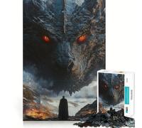 Puzzle del Drago per Adulti, 1000 Pezzi, Gioco Sfida per la Mente Calma, Opera d'Arte Chiara da Collezione 50x75cm