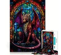 Puzzle del Drago Ruby Scalebreaker da 1000 pezzi per adulti, per rafforzare la memoria, calmare la mente, qualità, bordo caldo, sorpresa (38x52cm)