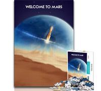 Puzzle del futuro di Marte per adolescenti, 1000 puzzle, sfida difficile antistress, regalo per tutta la famiglia, 38x26cm