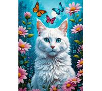 Puzzle del gatto bianco da 1000 pezzi