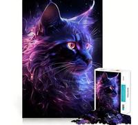 Puzzle del Gatto Mistico per Adulti da 1000 Pezzi Logic Boost Toy Group Joy Premium Edge Sorpresa di Compleanno (38x26cm)