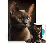 Puzzle del gatto Sphynx da 1000 pezzi per adulti, stimola la memoria, rilassa la mente, bordi precisi, lista dei desideri di Babbo Natale 38x52cm