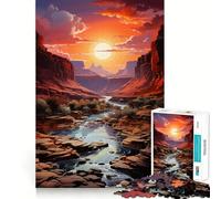 Puzzle del Grand Canyon da 1000 pezzi per adulti, gioco di logica e abilità, calma e relax, taglio preciso, regalo perfetto 38x52cm