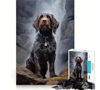 Puzzle del Grifone a pelo duro,1000 pezzi,gioco di abilità mentale,pezzi a incastro precisi,divertimento in famiglia,attività serale (50x75cm)