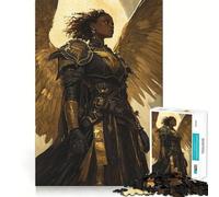 Puzzle del Guerriero Angelico per Ragazzi,1000 Pezzi,Gioco di Memoria Divertente,Superficie Liscia e Senza Sbavature,Regalo di Compleanno,Rompicapo Giocattolo (38x52cm)