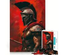 Puzzle del guerriero spartano per adulti, 1000 pezzi, gioco intelligente e rilassante, con ritagli precisi, oggetto da collezione 38x52cm
