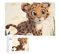 Puzzle del leone africano per adulti e bambini. 1000 pezzi. Ottimo regalo, gioco di sfida, gioco educativo, decorazione per la casa per adulti e bambini dai 14 anni in su. 75x50 cm/1000 pezzi