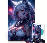 Puzzle del Mago Bianco,1000 pezzi,gioco per lo sviluppo delle capacità cognitive,superficie liscia e priva di sbavature,rilassante attività di gruppo al chiuso (38x26cm)