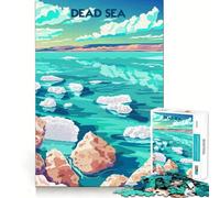 Puzzle del Mar Morto, 1000 pezzi, per adulti, gioco cognitivo, divertente da assemblare, pezzo da collezione (50x75cm)