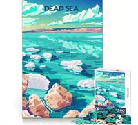 Puzzle del Mar Morto, 1000 pezzi, per adulti, gioco cognitivo, divertente da assemblare, pezzo da collezione (50x75cm)