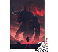 Puzzle del Minotauro per adulti e adolescenti, 1000 pezzi, puzzle di carta per adulti, puzzle per adolescenti dai 12 anni in su, regali di Natale, 1000 pezzi (38x26 cm)