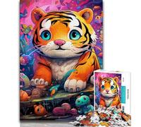 Puzzle del mondo animale da 1000 pezzi per adolescenti, gioco stimolante e gioco in famiglia con pezzi completamente interconnessi di forma casuale (38x26cm)
