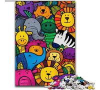 Puzzle del mondo animale per adolescenti, attività divertenti per la famiglia a casa, regalo di compleanno, regali da viaggio (50x75cm)