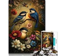 Puzzle del mondo dei fiori e degli uccelli, 1000 pezzi, puzzle per adolescenti e adulti, giocattoli, giochi educativi, antistress, fantastici regali e giocattoli, 50x75cm