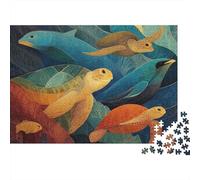 Puzzle del mondo sottomarino della vita marina, gioco stimolante per tutti, regali per donne e uomini, 300 pezzi (40x28 cm)