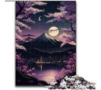 Puzzle del Monte Fuji da 1000 pezzi per adolescenti, aiuta il cervello a esercitare i giocattoli avvincenti per coltivare la pazienza Gioco di sfida unico (26x38cm)