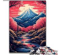Puzzle del Monte Fuji da 1000 pezzi per adulti, adatti a bambini dai 14 anni in su, per divertirsi in famiglia tutta la famiglia (26x38cm)