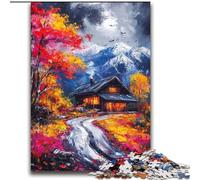 Puzzle del Monte Fuji da 2000 pezzi per adulti, giochi divertenti per famiglie, attività divertenti a casa, regalo di compleanno, regali da viaggio (70x100cm)