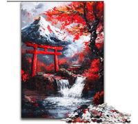 Puzzle del Monte Fuji, Giappone, 1000 pezzi per adulti, giochi divertenti per famiglie, attività divertenti a casa, regalo di compleanno, regali da viaggio (50x75cm)