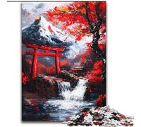 Puzzle del Monte Fuji, Giappone per adulti, 1000 pezzi, sfida di intelligenza cerebrale, giocattoli avvincenti, regali di compleanno per età 14+ (26x38cm)