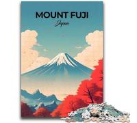 Puzzle del Monte Fuji per adulti e adolescenti, aiuta il cervello a esercitare i giocattoli avvincenti per coltivare la pazienza Decorazione perfetta, 1000 pezzi (50x75cm)