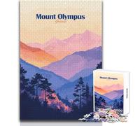 Puzzle del Monte Olimpo, Grecia, 1000 pezzi, gioco educativo per la concentrazione mentale, idea regalo speciale commovente, dimensioni 50x75cm