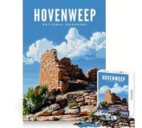Puzzle del Monumento Nazionale di Hovenweep,1000 pezzi,ideale per adolescenti,stimola la memoria,rilassa i momenti di relax,presenta bordi precisi ed è un'ottima idea regalo (38x26cm)
