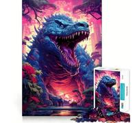 Puzzle del Mostro Alligatore Antico 1000 - Gioco di Logica e Pensiero,Taglio Efficace,Artigianato,Momento di Tranquillità,Esercizio Mentale da Fare a Casa (50x75cm)