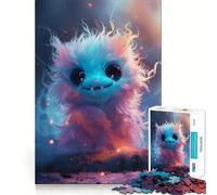 Puzzle del Mostro Rosa Non Soffice,1000 Pezzi,Allenamento Mentale,Divertente,Componenti Precisi e Robusti,Tempo Libero Avvincente per Rilassarsi in Casa (50x75cm)