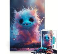 Puzzle del mostro rosa non soffice per adulti,1000 pezzi,gioco di memoria,montaggio sicuro e stabile,gioco significativo per costruire connessioni (38x52cm)