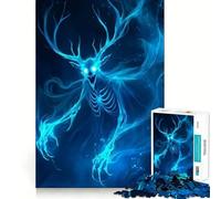 Puzzle del mostro Wendigo da 1000 pezzi,gioco di memoria,taglio di precisione,attività creativa interattiva per stimolare la mente a casa (38x52cm)