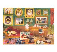 Puzzle del museo d'arte del cane per adulti miniPuzzle da 1000 pezzi per adulti, puzzle da 1000 pezzi per adulti impegnativi (70 x 50 cm)