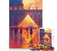 Puzzle del Museo del Louvre da 1000 pezzi per adolescenti,stimola la memoria,rilassante,con bordi precisi,un'ottima idea regalo (38x26cm)