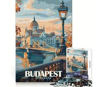 Puzzle del paesaggio urbano di Budapest per adulti, 1000 pezzi, per stimolare la creatività, ideale per il relax e il divertimento, con bordi precisi e un regalo perfetto (38x52cm)
