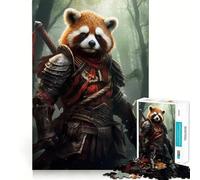 Puzzle del panda rosso per adulti, 1000 pezzi, per migliorare la memoria, alleviare lo stress, assemblare, regalo memorabile (38x52cm)