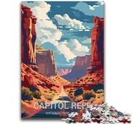 Puzzle del Parco Nazionale Capitol Reef per adulti e adolescenti, modelli da assemblare, ideali come regalo per tutta la famiglia, adatti per 14 e 2000 pezzi (70x100cm)