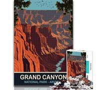Puzzle del Parco Nazionale del Grand Canyon per adolescenti, 1000 pezzi, giocattoli educativi per l'apprendimento, giochi per famiglie, migliorano l'amore tra coppie, 75x50cm