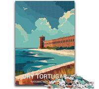 Puzzle del Parco Nazionale di Dry Tortugas per adolescenti, 1000 puzzle, per 14+ anni, allena il tuo cervello e le tue mani, regali di Natale, 1000 pezzi (26x38cm)