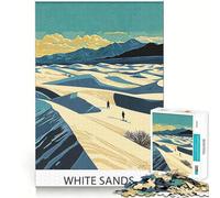 Puzzle del Parco Nazionale di White Sands da 1000 pezzi per ragazzi,stimolante per la mente,divertimento senza spazi vuoti,incastro perfetto,piacevole svago per interni (38x52cm)