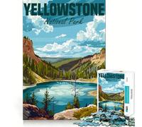 Puzzle del Parco Nazionale di Yellowstone per ragazzi,1000 pezzi,gioco stimolante per la mente,pezzi senza sbavature,taglio netto,facile da imparare,divertimento per tutta la famiglia (50x75cm)