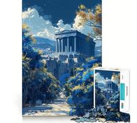 Puzzle del Partenone, Grecia, per ragazzi, 1000 pezzi, puro gioco di logica, tranquillo, rilassante, pulito, decorazione da parete 38x26cm