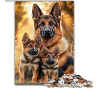 Puzzle del pastore tedesco per adolescenti, 1000 pezzi, per bambini dai 14 anni in su, rompicapo per famiglie, regali di compleanno per Natale (50x75cm)