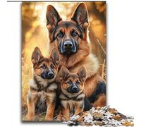 Puzzle del pastore tedesco per adulti, 2000 pezzi, aiuta il cervello a esercitare i giocattoli avvincenti per coltivare la pazienza, decorazione perfetta (70x100cm)