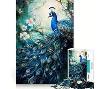 Puzzle del Pavone Mitico per Adulti, 1000 Pezzi, Gioco di Logica, Divertimento Rilassante, Bordi Lisci, Regalo Speciale (50x75cm)