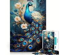 Puzzle del Pavone Mitico per Adulti, 1000 Pezzi, Gioco per Esercizi Mentali, Relax, Design, Assemblaggio, (38x52cm)