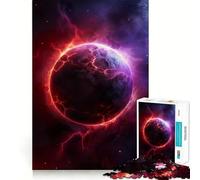 Puzzle del Pianeta Fulmine Rosso per Adulti 1000 Puzzle Per Rafforzare la Memoria Alleviare l'Ansia Bordi Lisci Sorpresa Calda (50x75cm)