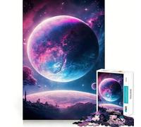 Puzzle del Pianeta Terra per ragazzi, 1000 pezzi, sfida mentale, divertimento rilassante, taglio preciso, regalo festivo (38x26cm)