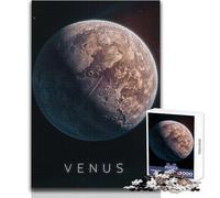 Puzzle del pianeta Venere nello spazio da 1000 pezzi per adulti, gioco educativo per allenare la mente, regalo a sorpresa ideale per i propri cari, dimensioni 50x75cm